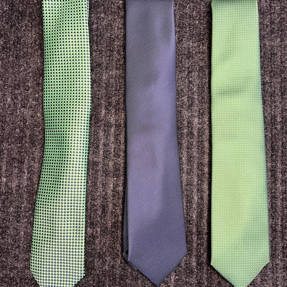 Nautica Green and Blue Men's Ties Set of 3